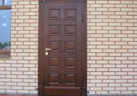 Классификация современных входных металлических дверей