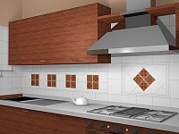Настенная керамическая плитка. Кухня. Фото 24