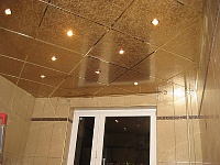 Кассетный потолок со светильниками. Фото 16