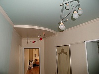 Потолок из гипсокартона в прихожей. Фото 11